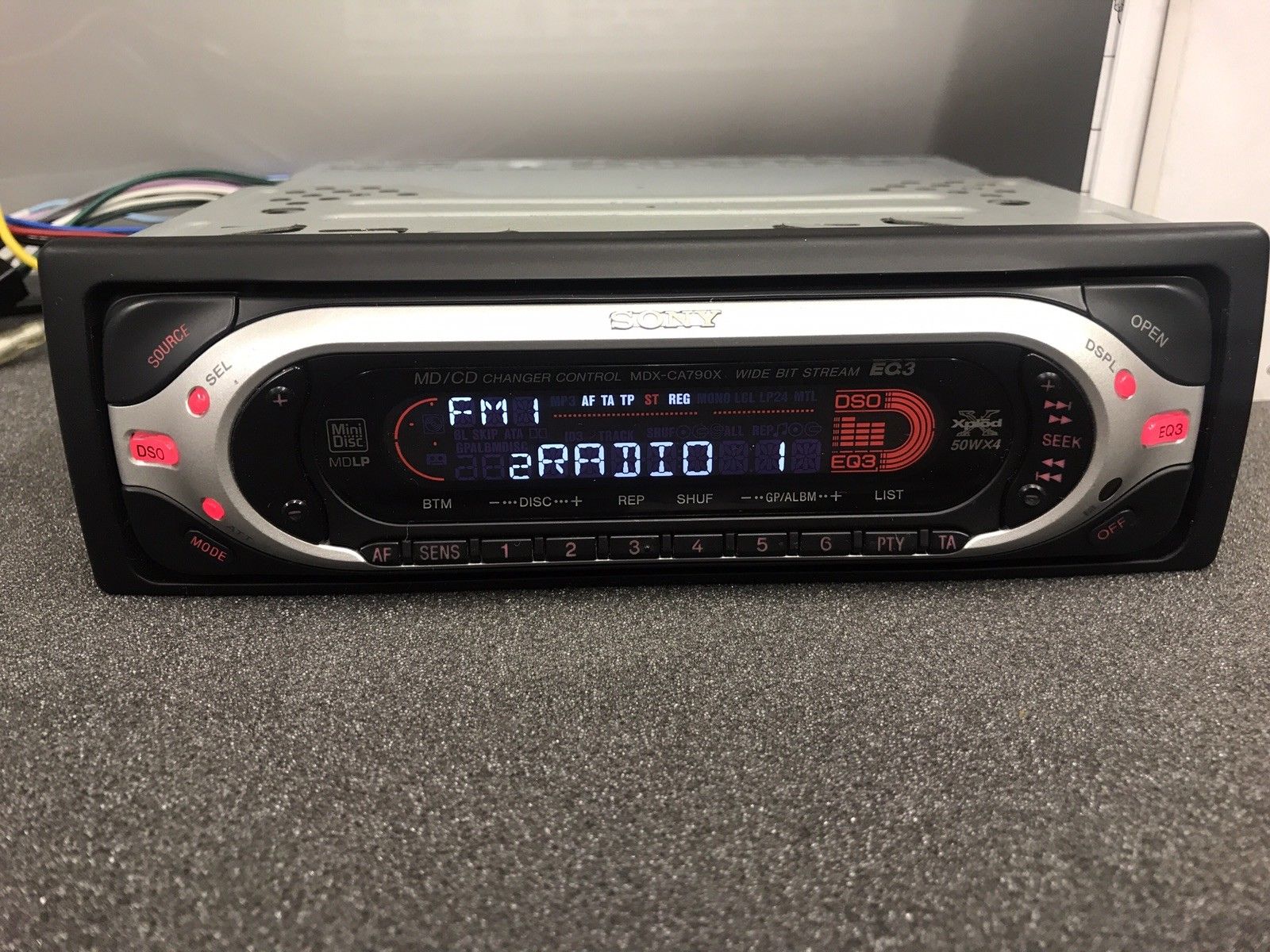 Old Sony Classic Retro Car Radio Stereo Mini-Disc Player Model Mdx-Ca790x  Mdlp - JT Audio