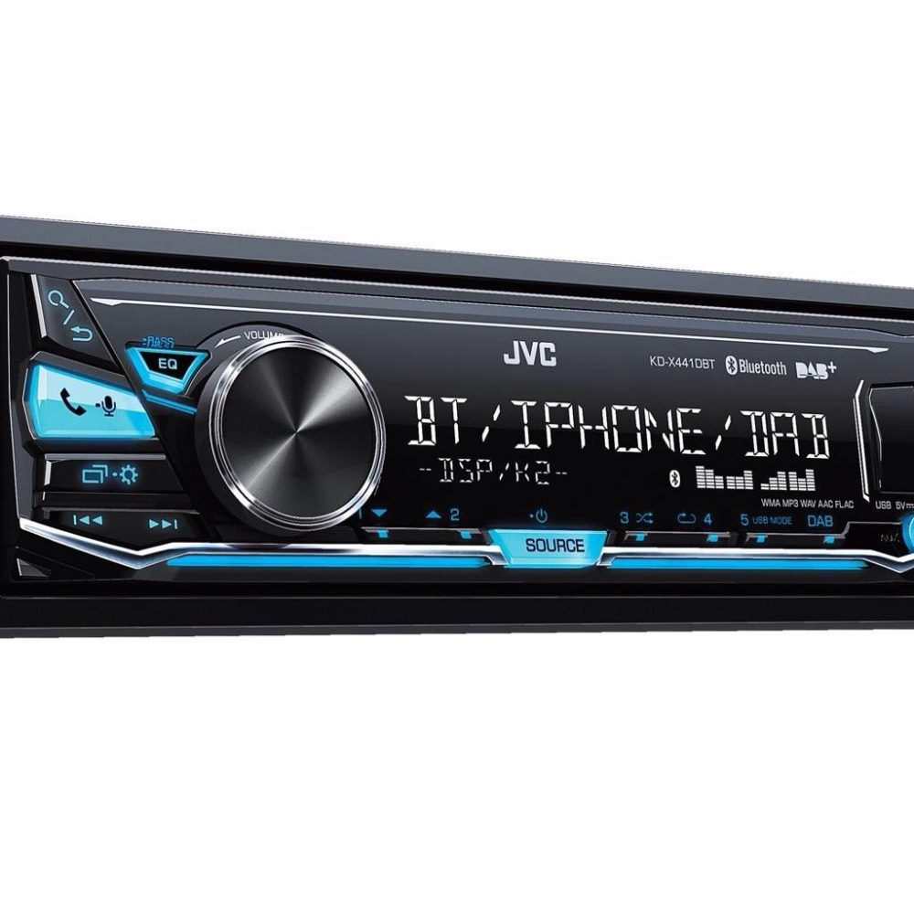 Jvc Kd-X441dbt Dab Car Radio Stereo Mp3 Usb Aux In Player 2017 Model Bluetooth
