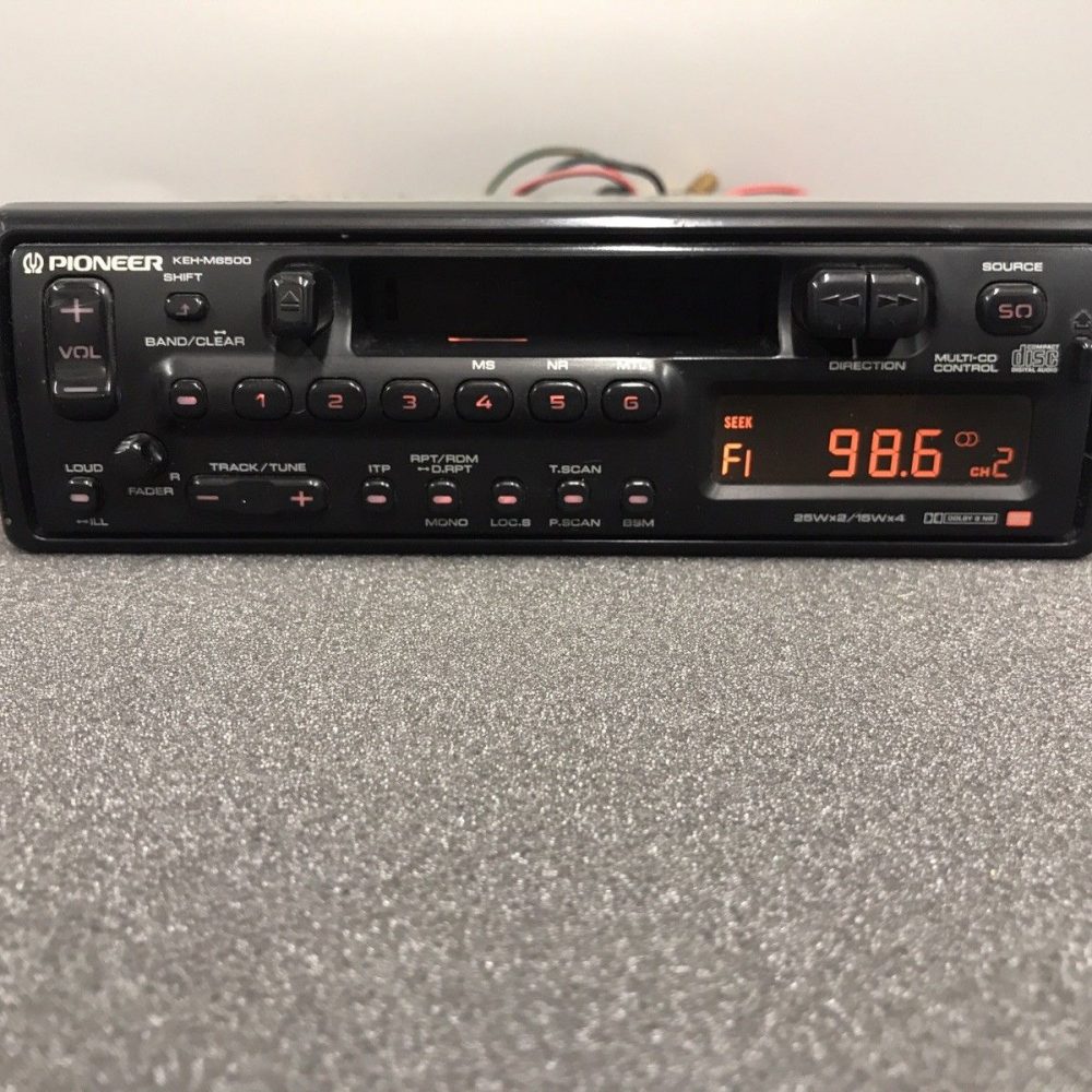 Pioneer Keh-M6500 Old Classic Vintage Radio Cassette Player Cd Changer Control