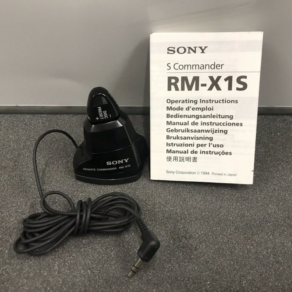 Sony Rm-X1s Genuine Sony Remote control Commander Stalk Controller Complete