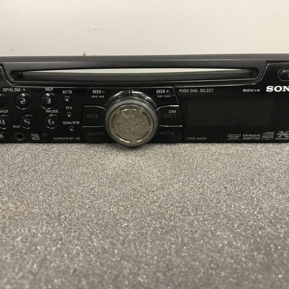 Sony Cdx-A250 Xplod Car Radio Stereo Face Front Panel complete Cdxa250