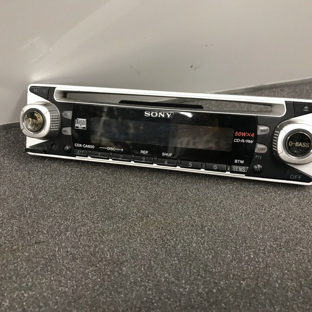 Sony Cdx-Ca600 Xplod Car Radio Stereo Face Front Panel complete Cdxca600
