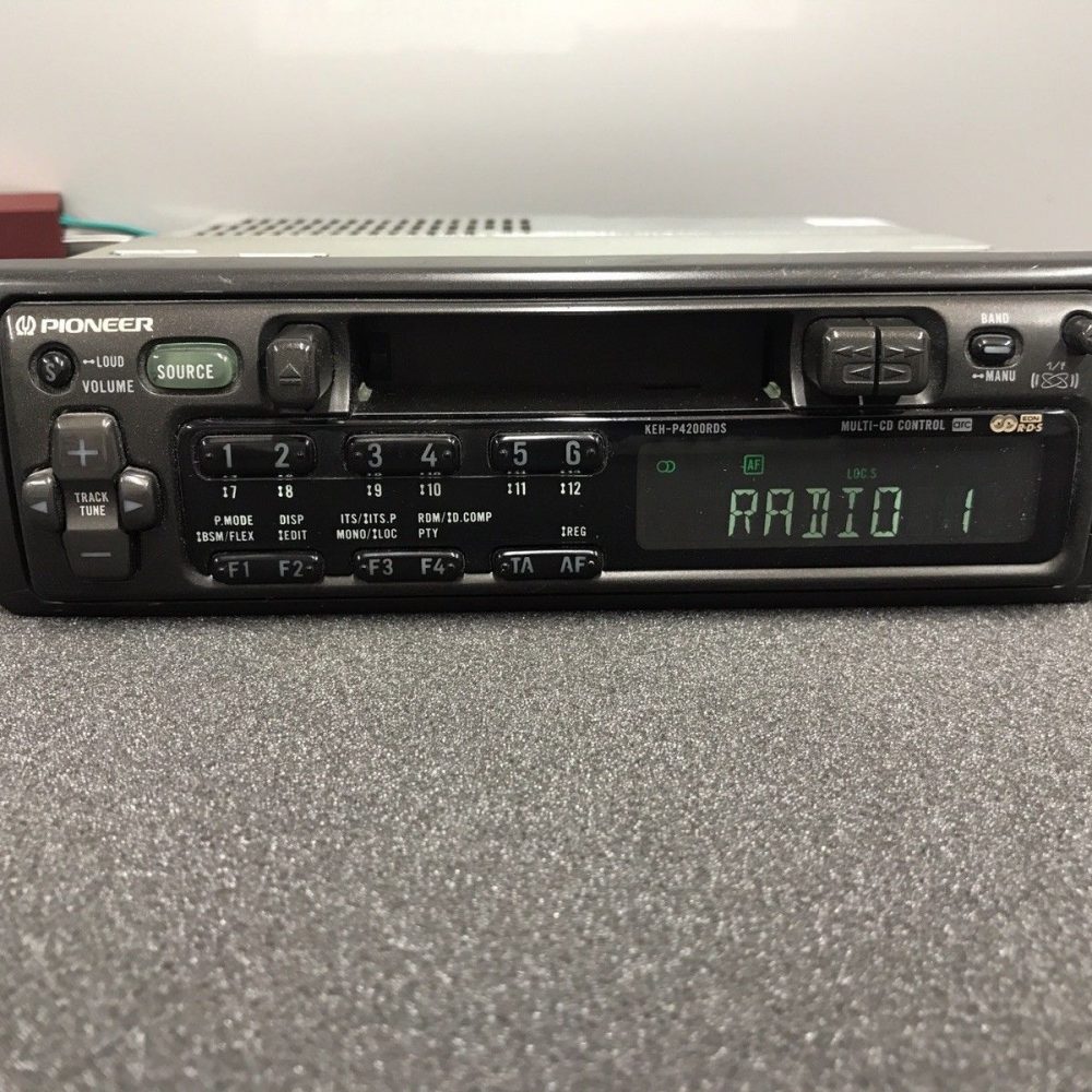 Pioneer Keh-P4200rds Old Classic Vintage Radio Cassette Player Cd Changer Cont