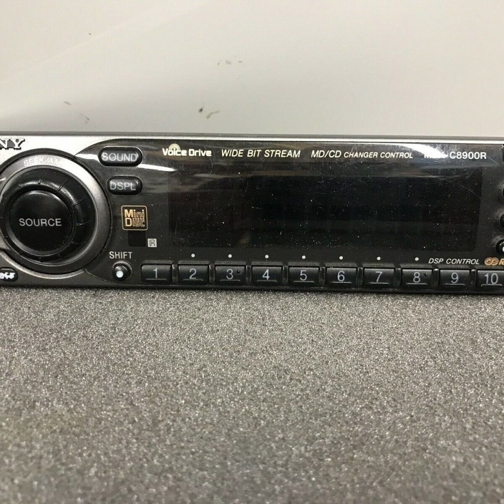 Sony Mdx-C8900r Mini-Disc Car Radio Stereo Face Front Panel complete Mdxc8900r