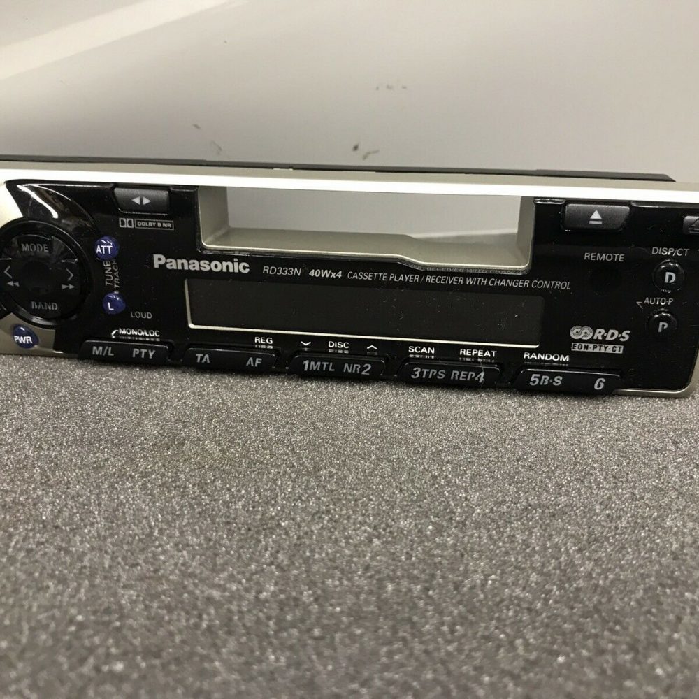 Panasonic Rd-333n Car Radio Stereo Face Front Panel complete Rd333n