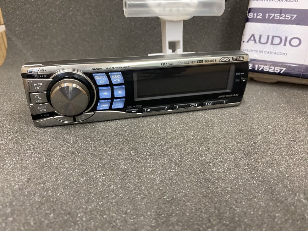 Alpine cde 9881rb подключение usb