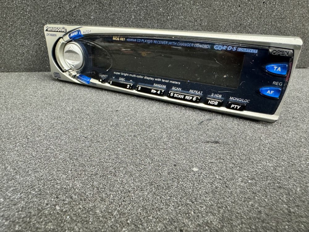 Panasonic Dfx600n car Radio Stereo Cd Face Front Panel