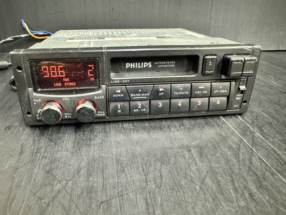 Old Rover Phillips Dc511 Car Radio Stereo Cassette Rare